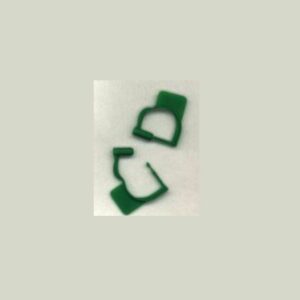 Precinto plástico azul verde para garantizar el cierre de contenedores de instrumental compatible Wagner modelo 40x24mm