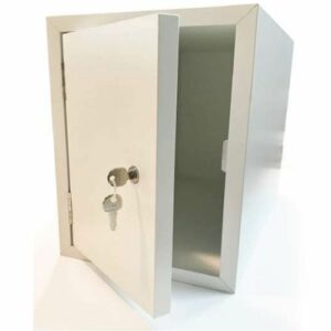 Taquilla de seguridad no magnética con llave para salas de resonancia magnetica, modelo R-MN-04/B