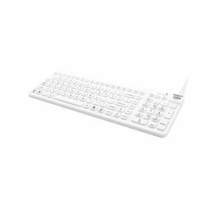 Teclado Médico Blanco REALLY COOL. (Lavable y Desinfectable). Precio por Unidad