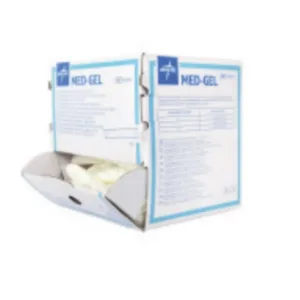 Caja dispensadora MED-GEL con 100 unidades para procedimientos médicos