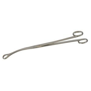 Pinza Kelly 32 cm instrumental metalico ginecologia
