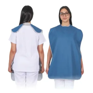 Delantal dental plomado con cuello integrado modelo RX642SC00, protección 0.35-0.50 mm Pb para radiología dental