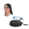 Gafas plomadas 0.75 mm Pb frontal y 0.50 mm Pb lateral protección radiológica modelo RXRG20000