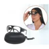Gafas plomadas ajustables RXRG6600 con lentes 0.75 mm Pb y proteccion lateral 0.50 mm Pb, color negro, diseño ergonómico para profesionales radiologicos