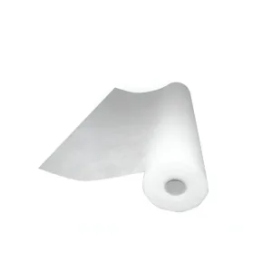 Rollo de tejido sin tejer de polipropileno absorbente blanco, 15 g/m², 75 cm ancho x 100 metros largo, referencia 31583