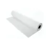 Rollo de tejido sin tejer de polipropileno plastificado blanco de 15 g/m², 75 cm de ancho por 100 metros de largo, ref. 31593