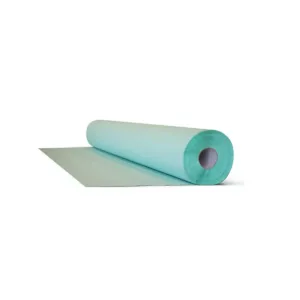 Rollo de tejido sin tejer de viscosa absorbente verde, 20 g/m², 75 cm ancho x 100 m largo, ref 31503