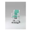 Silla sanitaria SCC 250 PSG con barra de seguridad para tronco, ruedas dobles con freno y capacidad 150 kg