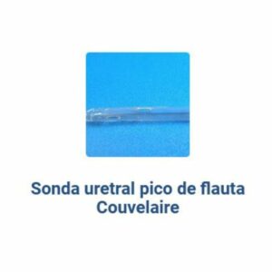 Sonda cateter Couvelaire recta de drenaje uretral en PVC libre de látex, medidas CH-04 a CH-42, longitud 390mm, estéril óxido de etileno, caja 10 unidades