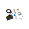 Set completo de accesorios SU 140/D-PMC para electrobisturi: incluye mango porta electrodos, placa neutra acero inoxidable, banda elástica y kit de 6 electrodos (cuchilla, aguja gruesa y fina, bolas 2.5mm y 4mm).