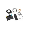 Set de accesorios SU 140/D-PMC ref B730/B para electrobisturi: mango porta electrodos, placa neutra silicona, 6 electrodos (cuchilla, aguja gruesa y fina, bolas 2.5mm y 4mm) y mando doble pedal neumatico anti-explosión.