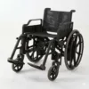 Silla de ruedas no magnética plegable de termoplástico modelo R-MN-44 para resonancia magnética, con ruedas de goma y reposabrazos regulables