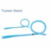 Stent tumoral MEDpro para drenaje urinario, modelo tipo BEO, color azul radiopaco
