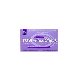 Test TOSI-FLEXICHECK para lavadoras de endoscopios con conector Luer-lock, validación desinfección instrumental