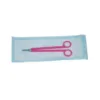 Tijeras largas estériles de 22 cm para corte de hilos DIU, instrumental desechable ginecología, referencia 47299
