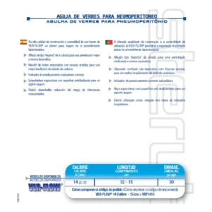 VERFLOW14 Aguja de Verres para neumoperitoneo 14G 2
