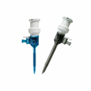 Trocar laparoscopico desechable de 3mm con lezna y sello para micropuerto