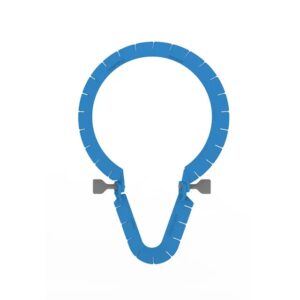 Anillo retractor abdominal con sistema de autobloqueo y ganchos ajustables para cirugía de otorrinolaringología