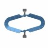 Anillo retractor abdominal con sistema de autobloqueo para cirugia urologica y tiroides