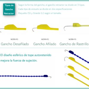 WZRR P3 L 1 Gancho Retractor Quirurgico P3 L F2 1