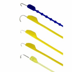 Gancho retractor quirurgico ginecológico tipo rastillo tamaño L para cirugia abdominal