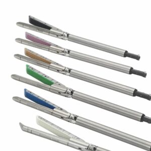 Triple grapa de repuesto color purpura para grapadora quirurgica lineal endoscopica longitud 45mm altura 3.0mm 3.5mm 4.0mm