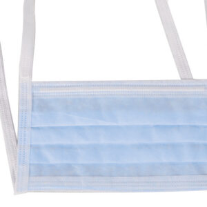 AFLUID 98% FILTERING SURGEON MASK 4 PLY - light blue with lacets - type IIR