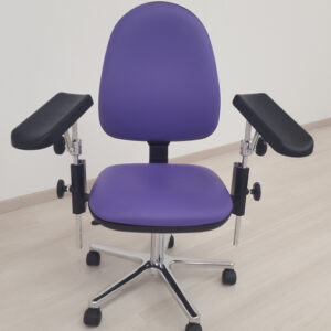 Silla de extracción de sangre AGA regulable en altura