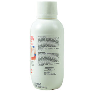 Agua oxigenada (Peróxido de hidrógeno) 3 % – 10 volúmenes – Frasco de 250 ml con etiqueta multilingüe GB/FR/IT/ES – Caja de 12 – GIMA (Ref. 36604)