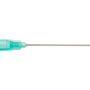 Aguja hipodérmica Terumo Agani™ 21G x 1 1/2" (0,8 x 38 mm) verde – Ref. AN*2138R1 – Estéril | Caja de 100 uds.