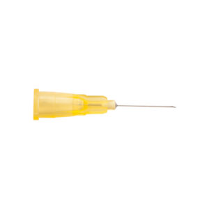 Aguja hipodérmica Terumo Agani™ 30G x 1/2" (0,3 x 13 mm) amarilla – Ref. AN*3013R1 – Caja 100 uds. estériles