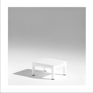 Escalera de 1 peldaño RM compatible, sólida con pies antideslizantes para resonancia magnetica
