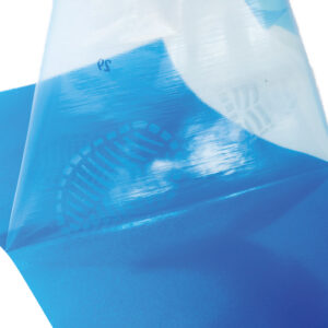 Alfombrilla Descontaminante GIMA 45 x 90 cm – 30 Capas Adhesivas Antibacterianas, Azul – Caja de 5 (Ref. 36685)