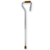 ALUMINIUM STICK - curved handle - bronze
