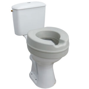 Alza de Inodoro Blanda Ergonómica CONTACT PLUS – Elevación 11 cm, Espuma de Alta Densidad, Carga 185 kg – GIMA (Ref. 27743)