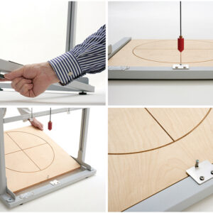 Analizador Postural GIMA – Plataforma de Valoración Postural con Espejo y Vertical de Barré (Ref. 27387)