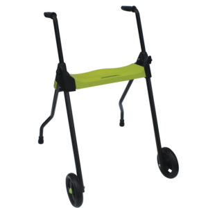 Andador Rollator SIMPLY NEO de 2 ruedas GIMA – Plegable, empuñaduras regulables y carga de 150 kg, color anís (Ref. 43127)
