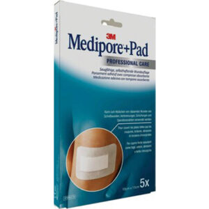 Apósito adhesivo estéril 3M™ Medipore™ + Pad 10 x 15 cm (Ref. 3569NP) – Caja de 5 unidades