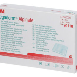 Apósito de Alginato de Calcio de Alta Integridad 3M™ Tegaderm™ 5x5 cm Estéril (Ref. 90110) – Caja de 10 uds