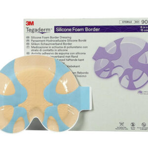 Apósito de Espuma de Silicona con Bordes 3M™ Tegaderm™ Silicone Foam Border 15 x 17 cm – Sacro (Ref. 90647) | Caja de 10 uds
