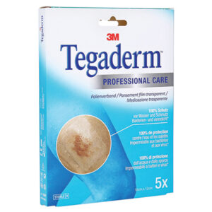 Apósito Film Transparente 3M™ TEGADERM™ 10 x 12 cm – Estéril, Caja de 5 uds (Ref. 1626NP)