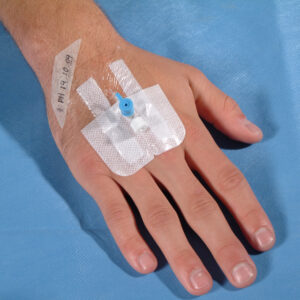 Apósito Transparente de Fijación I.V. 3M Tegaderm™ IV 7 x 8,5 cm Estéril para Vías Periféricas – Caja de 100 uds