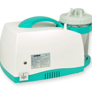 Aspirador de secreciones portátil GIMA Super Vega Battery – Unidad de aspiración con batería, maletín de plástico, 16 l/min (Ref. 28243)