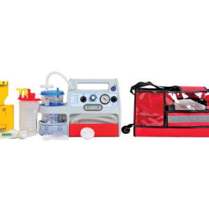 Aspirador portátil a batería MINI ASPEED EVO GIMA 1 l – Alto flujo y alto vacío con soporte para ambulancia (Ref. 28283)