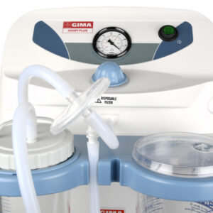 Aspirador quirúrgico HOSPI PLUS BASIC GIMA 230 V con 2 frascos autoclavables de 2 l (Ref. 28200)