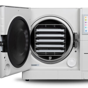 Autoclave de Clase B Euronda E9 – 24 L | Esterilizador de Vapor de Sobremesa EN 13060, Pantalla Táctil a Color y Trazabilidad Digital (Ref. GIMA 35679)