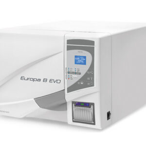 Autoclave de Vapor Clase B GIMA EUROPA B EVO – 24 litros, 230 V – Esterilización por vapor con impresora integrada, sistema P.I.D. y ósmosis integrada | Ref. 35657