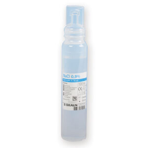 B.Braun Ecolav® Solución Salina Estéril de Irrigación 0,9% – Envase 30 ml con Boquilla Spray (Ref. GM36550)