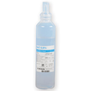 B.Braun Ecolav® Solución Salina Estéril de Irrigación 0,9% – Envase 30 ml con Boquilla Spray (Ref. GM36550)