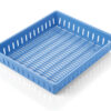 Bandeja de instrumental con base y laterales de malla en polipropileno 300x250x52 mm - Autoclavable - GIMA (Ref. 37691)